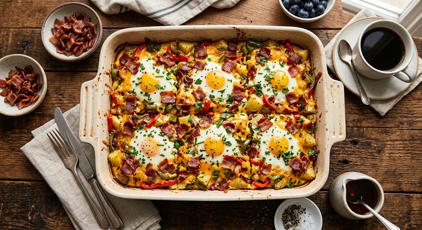 Bacon & Egg Breakfast Bake