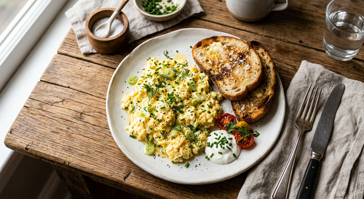 Creamy Scrambled Eggs