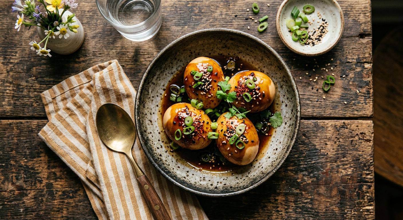 Soy Maple Eggs
