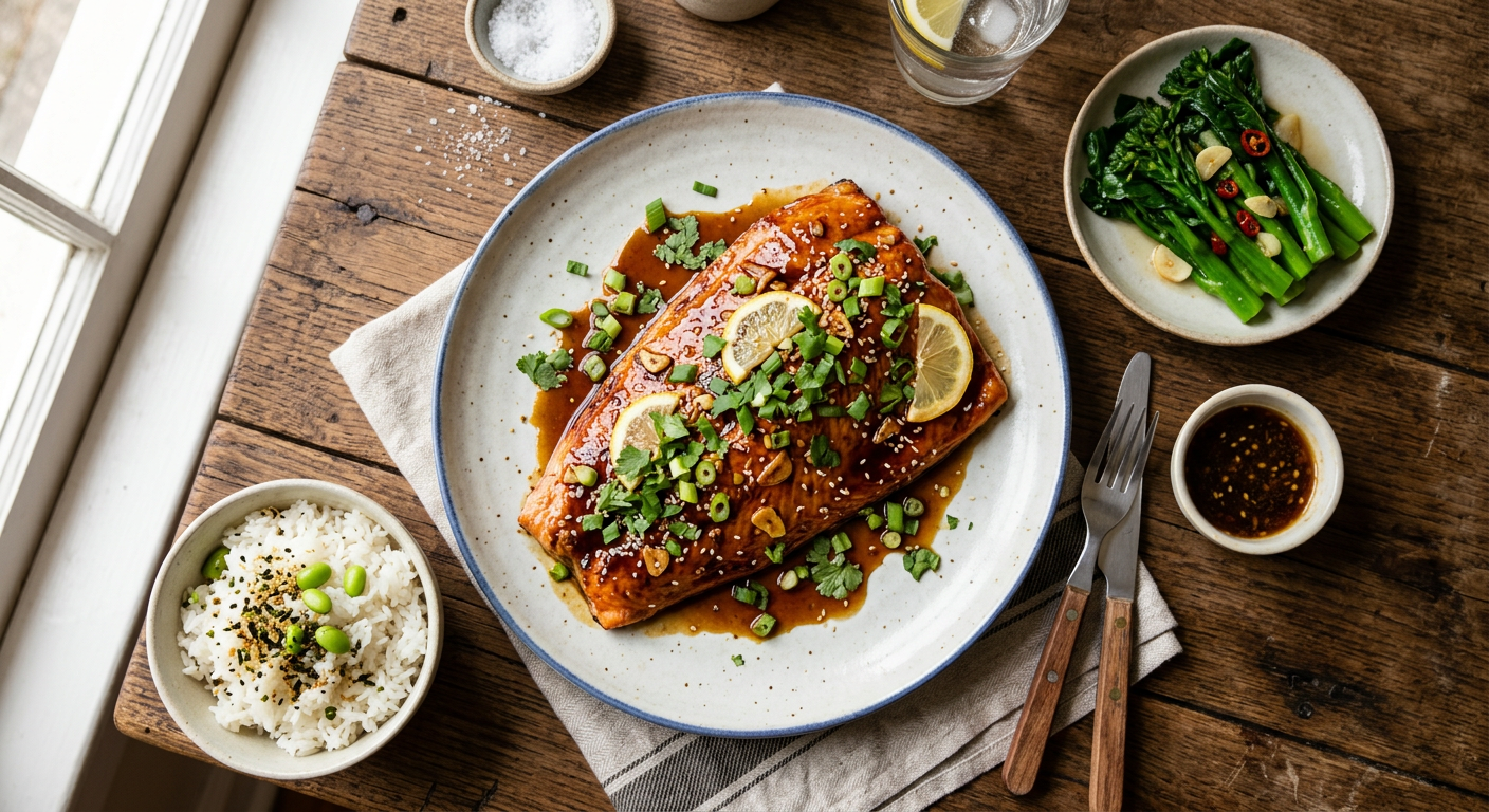 Soy Lemon Garlic Fish