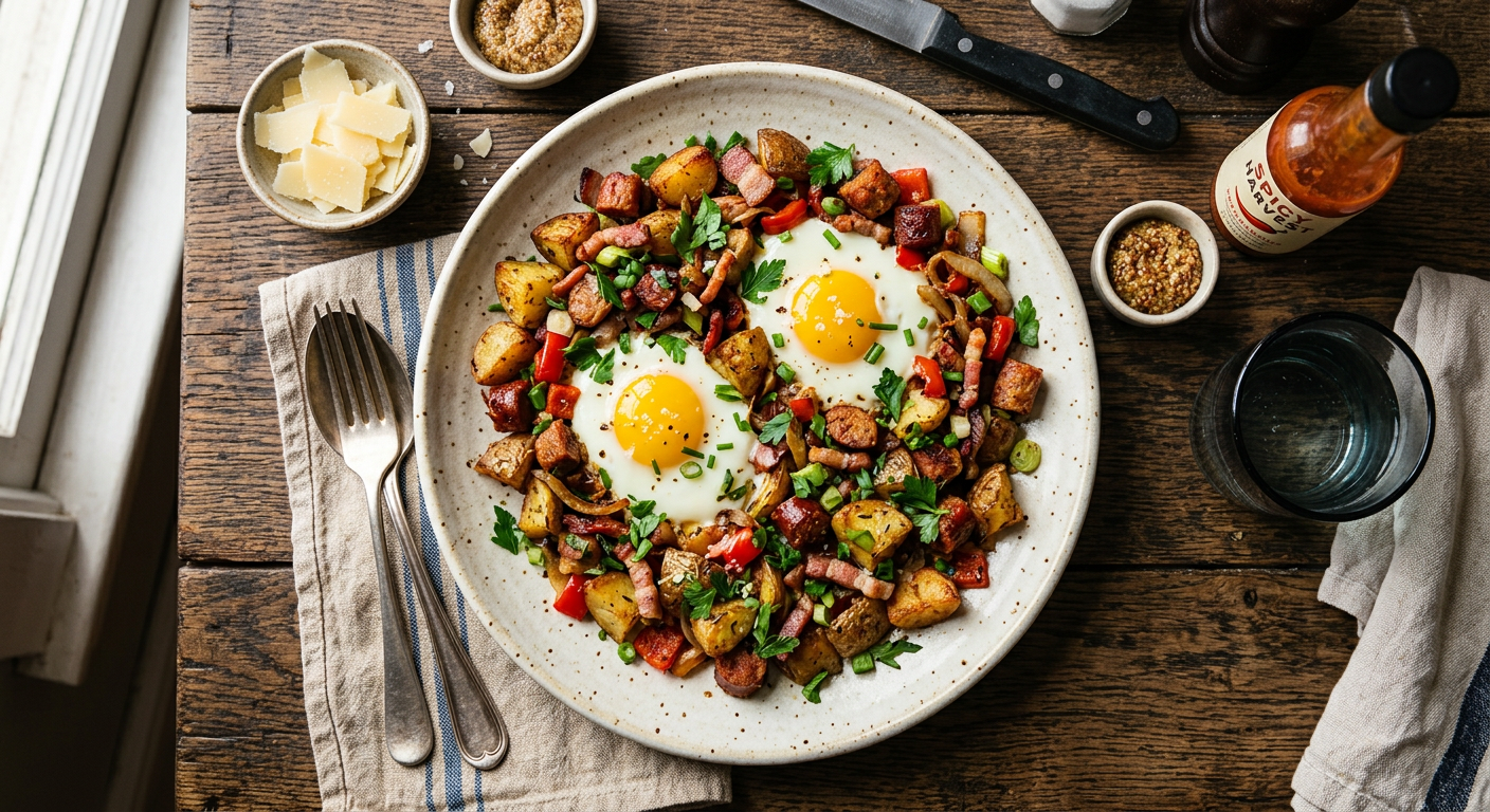 Buttermilk Egg Hash