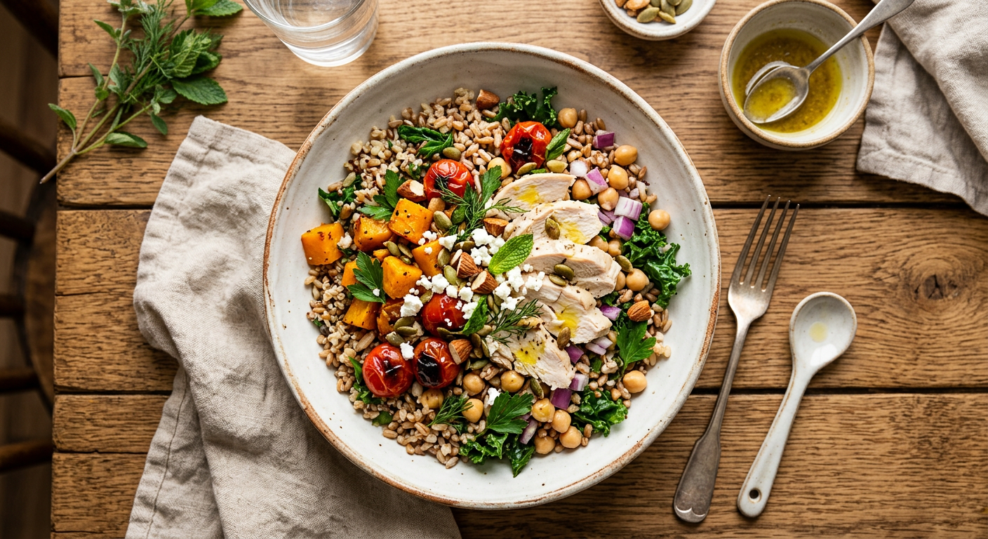 Broth-Cooked Couscous Salad