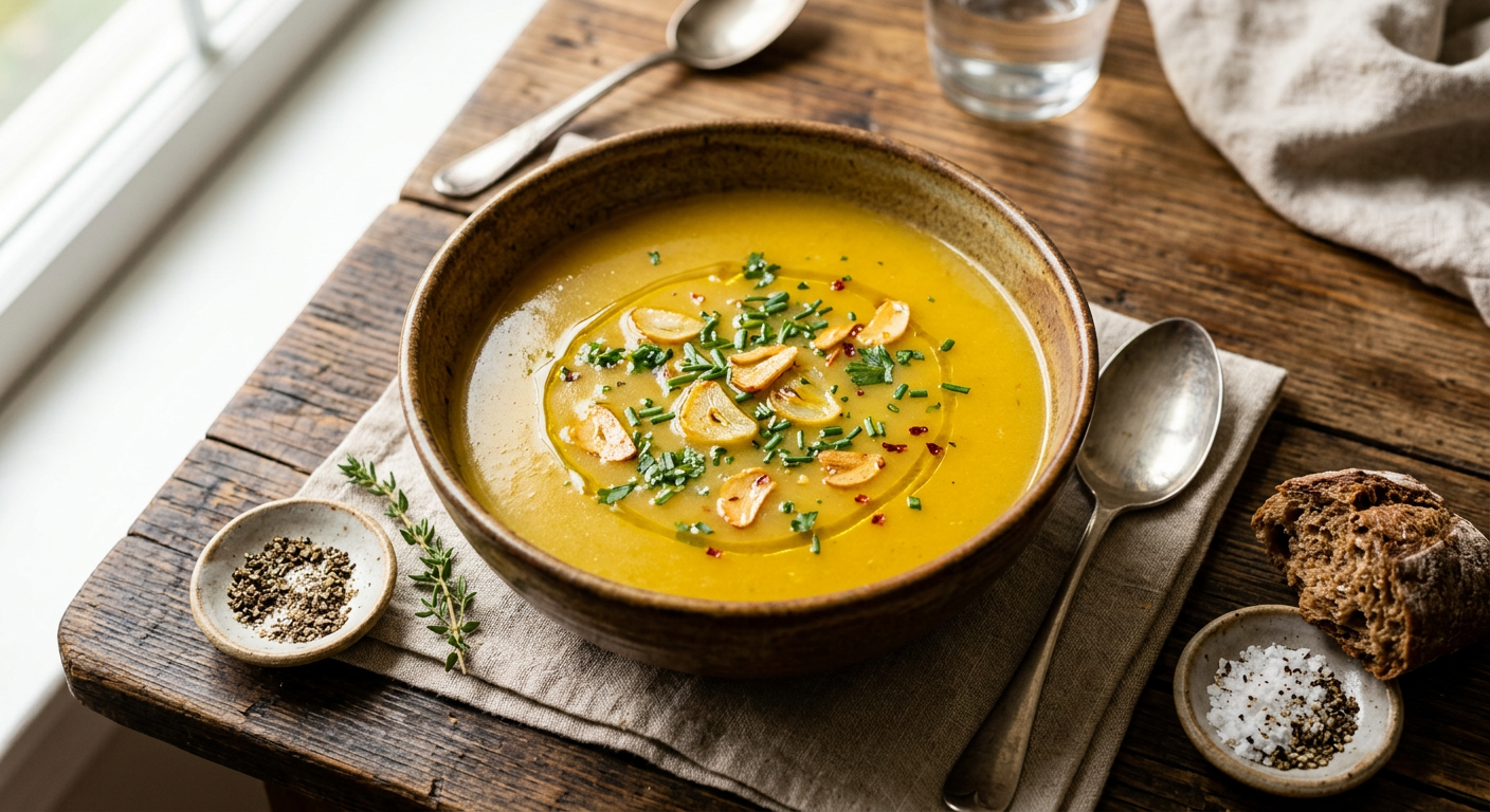 Roasted Garlic Broth