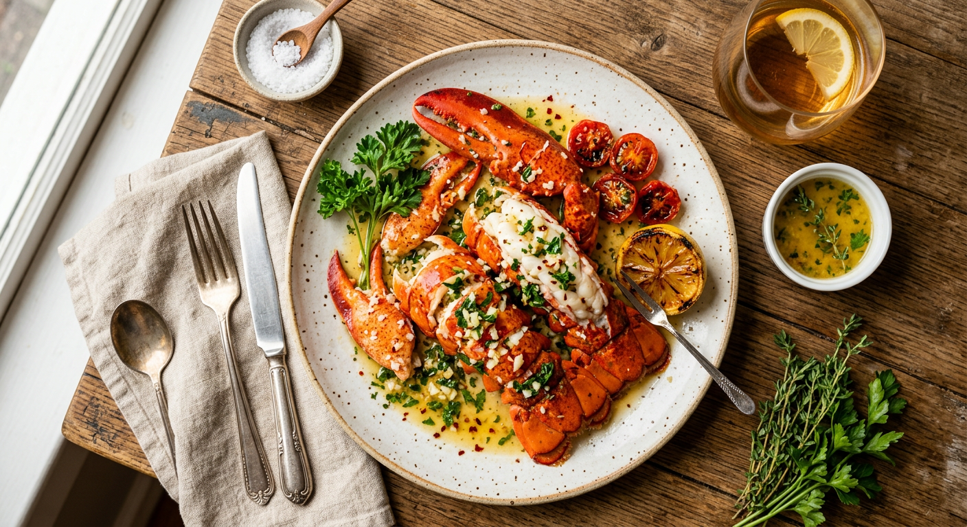 Garlic Butter Lobster Tails