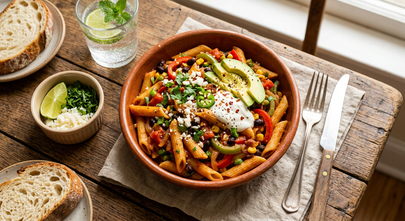 Mexican Cream Pasta